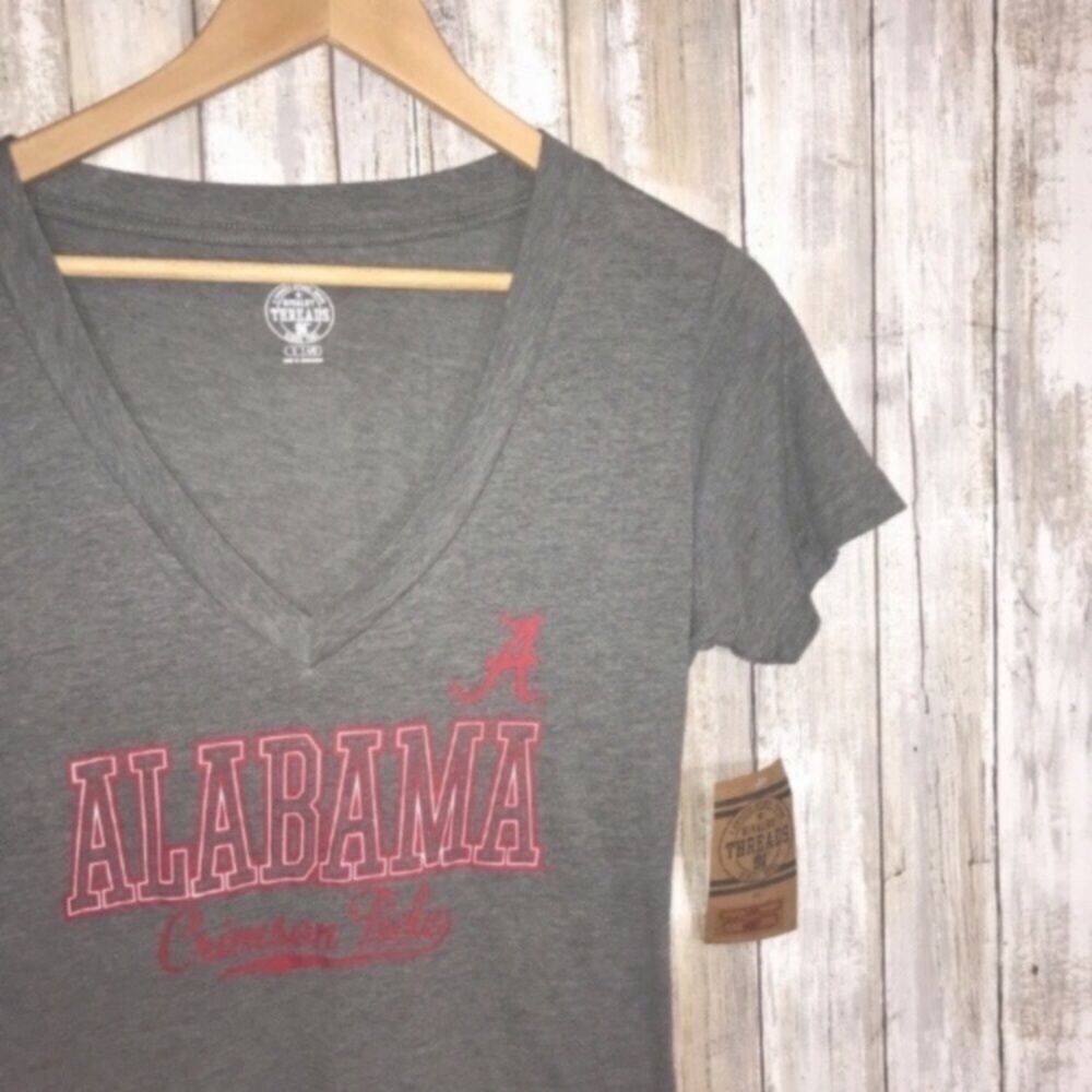 NWT NCAA Alabama Grey Team Tee Women’s Small NEW - Picture 2 of 6